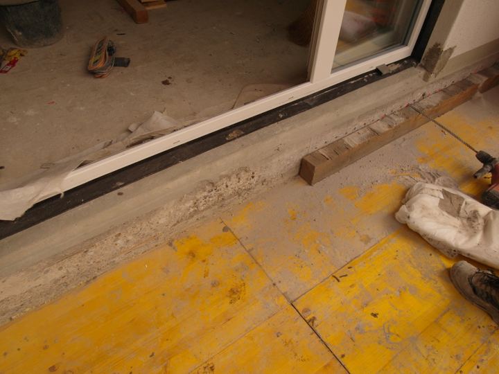 Schöck Isokörbe bohren für neuen Balkon